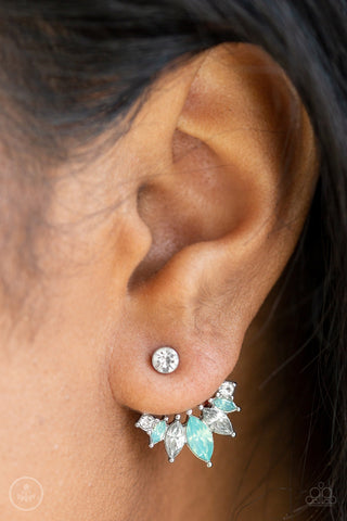 Paparazzi Accessories Chicest Of Them All - Green Earrings 