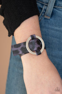 Paparazzi Accessories Jungle Cat Couture - Purple Bracelet 