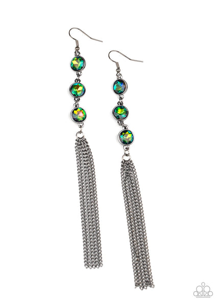 Paparazzi Accessories Moved to TIERS - Multi Earrings  Oil Spill