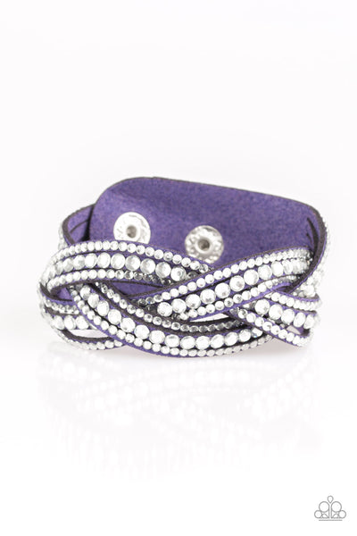 Paparazzi Accessories Bring On The Bling - Blue Bracelet 