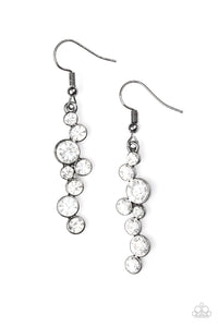 Paparazzi Accessories Milky Way Magnificence - Black Earrings 