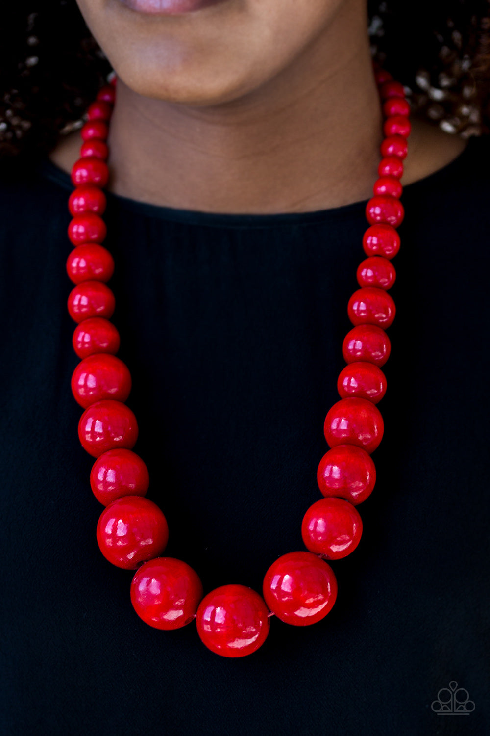 Paparazzi Accessories Effortlessly Everglades - Red Necklace & Earrings 