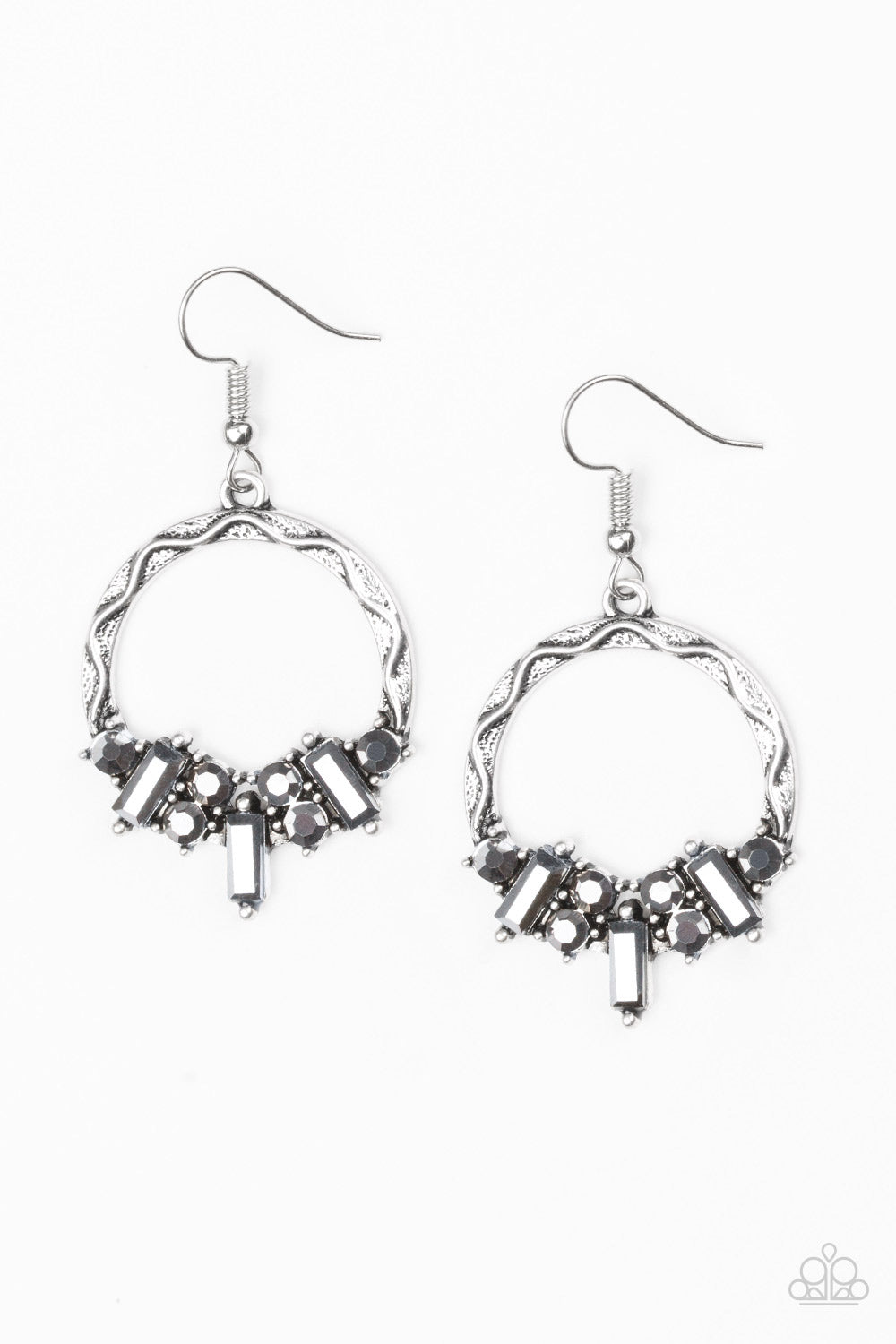 Paparazzi Accessories On The Uptrend - Silver Earrings 