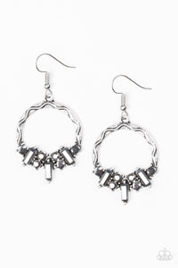 Paparazzi Accessories On The Uptrend - Silver Earrings 