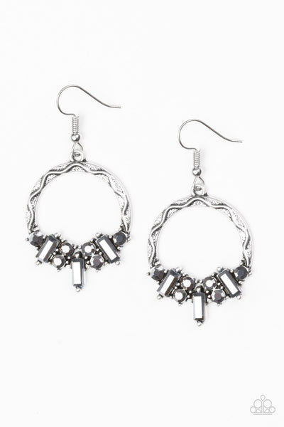 Paparazzi Accessories On The Uptrend - Silver Earrings 