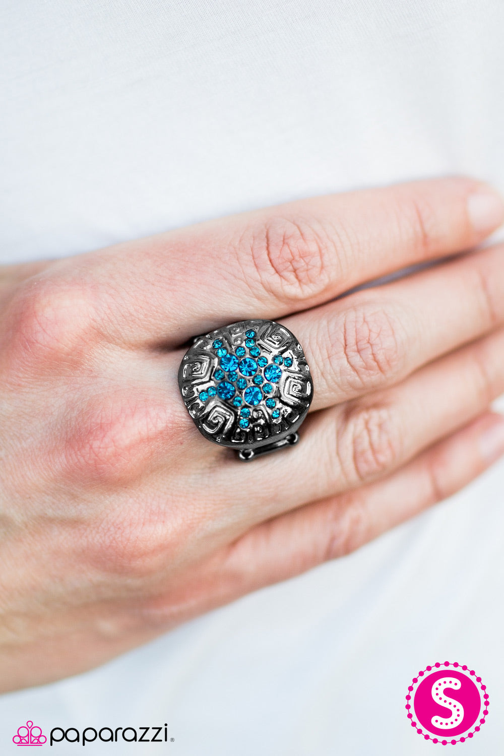 Paparazzi Accessories Have A Blast - Blue Ring 