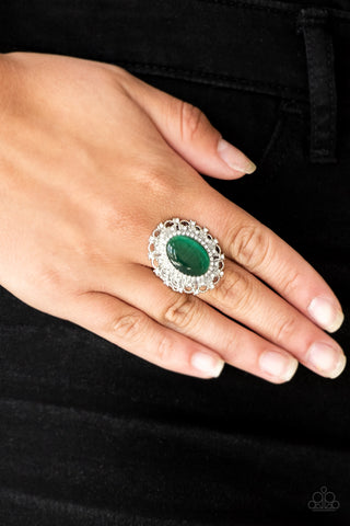 Paparazzi Accessories BAROQUE The Spell - Green Ring