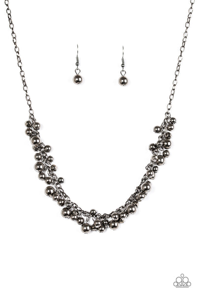 Paparazzi Accessories Belle Of The Ball - Black Necklace & Earrings 