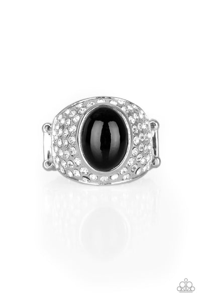 Paparazzi Accessories Glittering Go-Getter - Black Ring