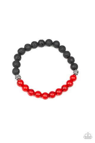 Paparazzi Accessories Fortune - Red Bracelet 