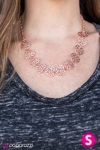 Paparazzi Accessories With My HOLE Heart - Copper Necklace 