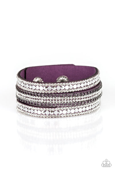 Paparazzi Accessories Fashion Fanatic - Purple Bracelet 