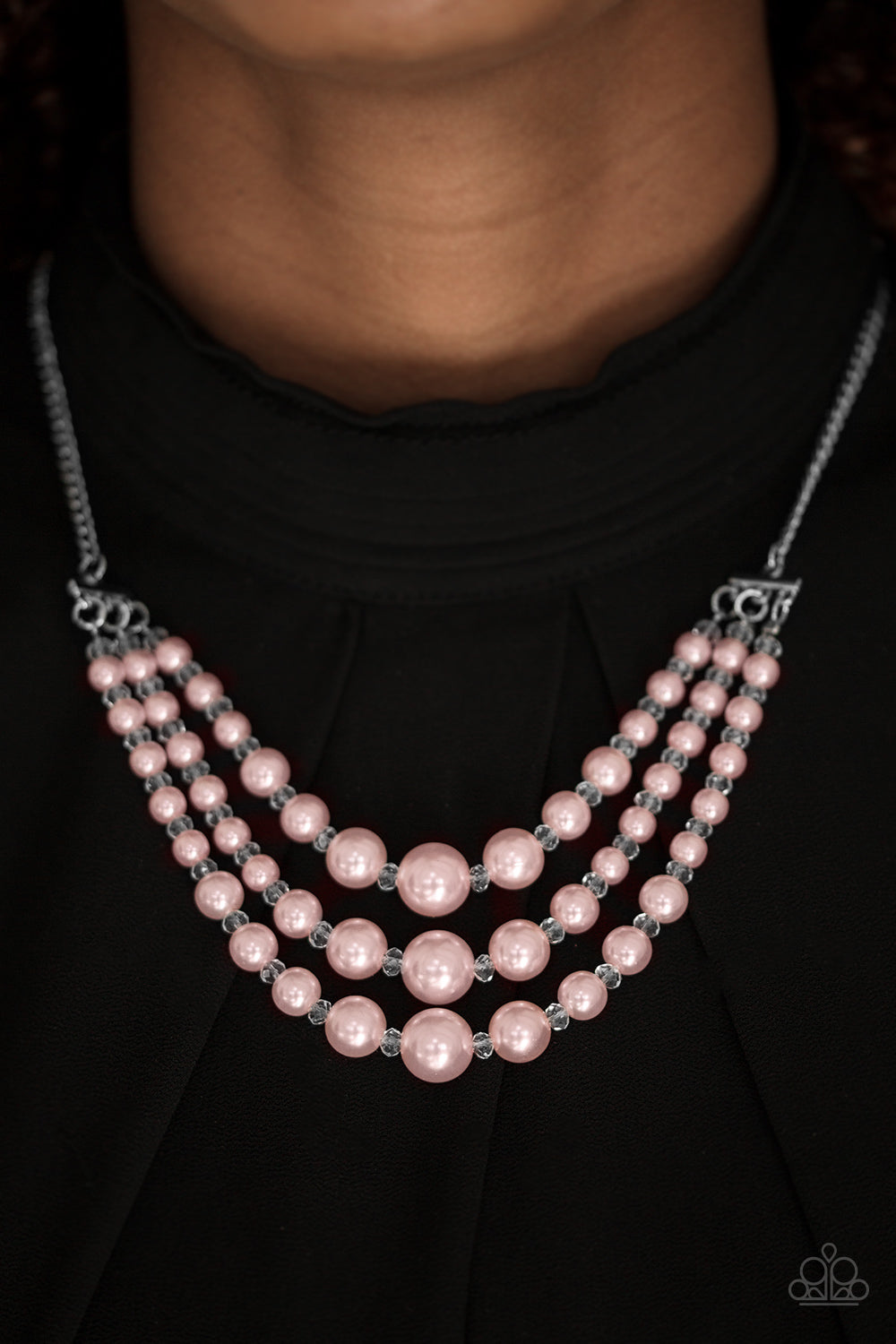 Paparazzi Accessories Spring Social - Pink Necklace & Earrings 