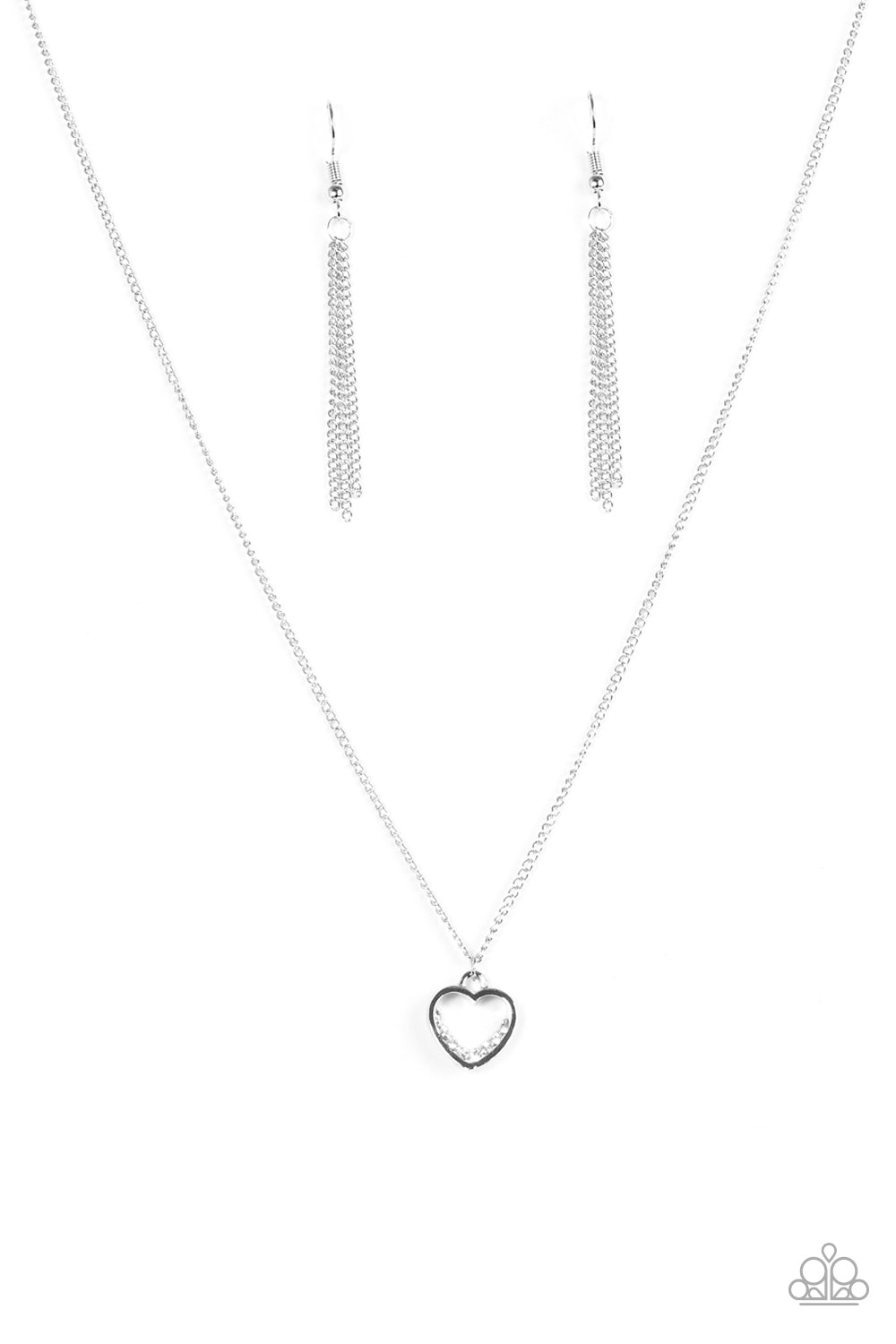 Paparazzi Accessories Give Me Love - White Necklace 