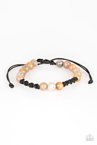 Paparazzi Accessories Laid Back - Brown Bracelet 