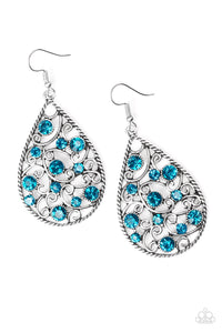 Paparazzi Accessories Certainly Courtier - Blue Earrings 