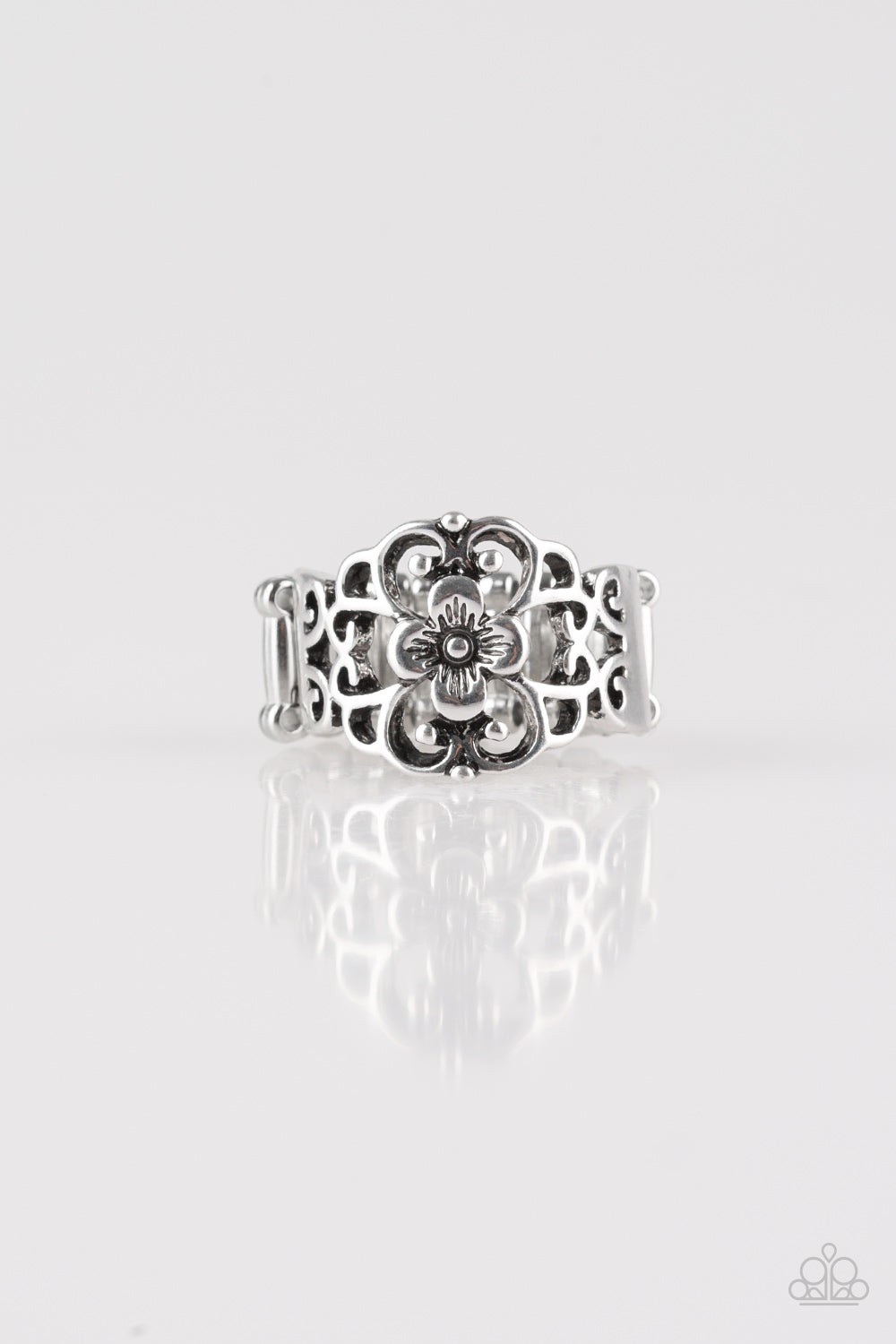 Paparazzi Accessories Fanciful Flower Gardens - Silver Ring