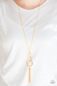 Paparazzi Necklace Dont BOLD Back! - Gold