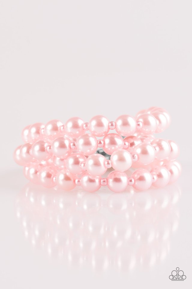 Paparazzi Accessories Work The BALLROOM - Pink Bracelet 