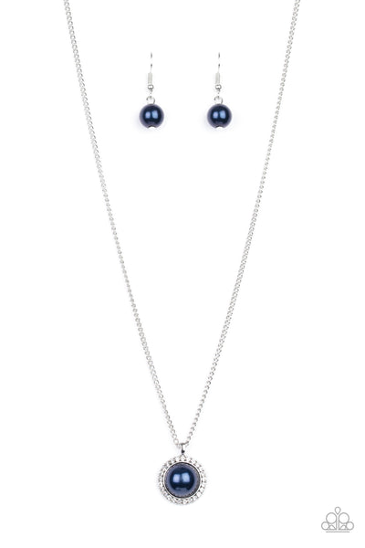 Paparazzi Accessories Wall Street Wonder - Blue Necklace & Earrings 