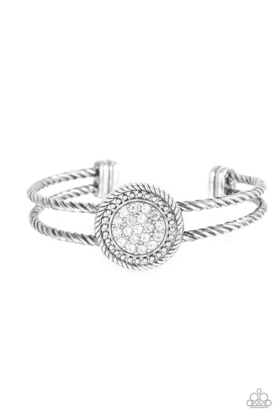 Paparazzi Accessories Definitely Dazzling - White Bracelet 