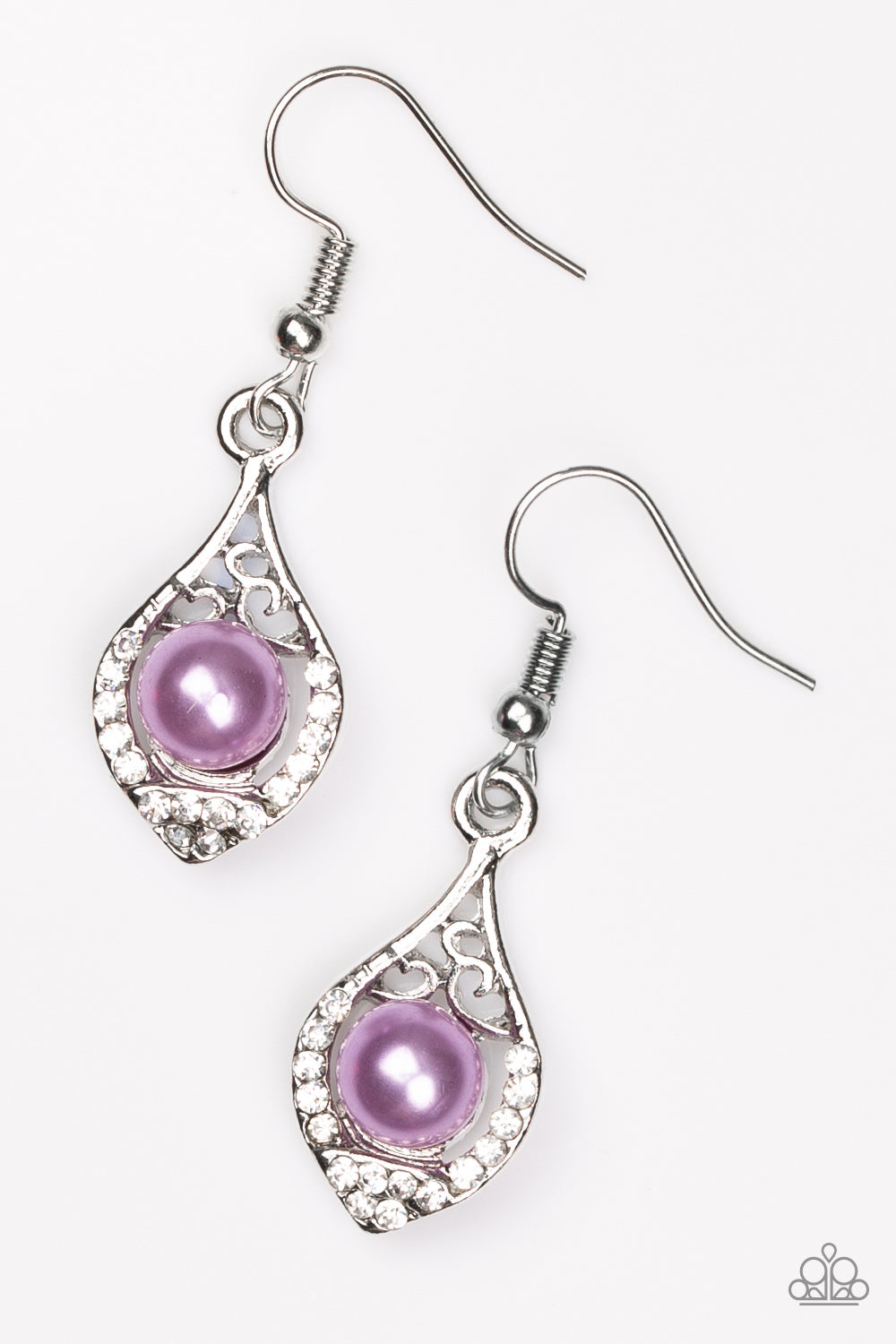 Paparazzi Accessories Westminster Waltz - Purple Earrings 