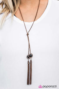 Paparazzi Accessories All Occasion - Copper Necklace & Earrings 