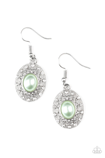 Paparazzi Accessories Good LUXE To You! - Green Earrings 