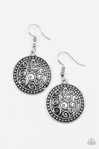 Paparazzi Accessories Whats VINE Is VINE - Silver Earrings 