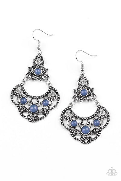 Paparazzi Accessories Garden State Glow - Blue Earrings 