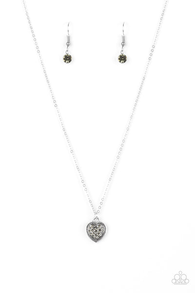 Paparazzi Accessories Fierce Flirt - Silver Necklace 