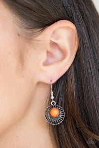 Paparazzi Earring Stylishly Saharan - Orange