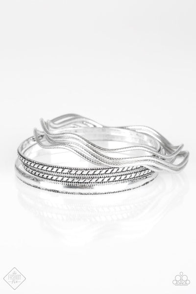 Paparazzi Accessories Zesty Zimbabwe Silver Bracelet 