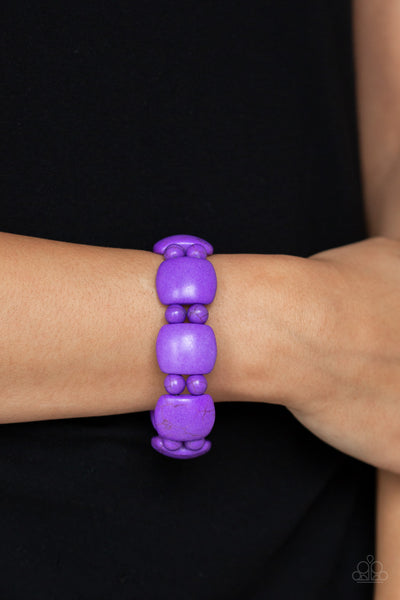 Paparazzi Accessories Dont Be So NOMADIC! - Purple Bracelet 