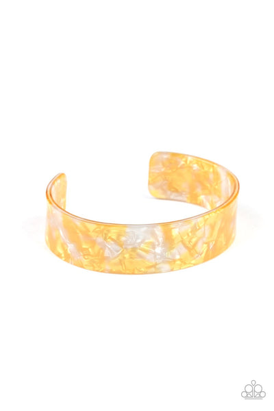 Paparazzi Accessories Glaze Daze - Yellow Bracelet 