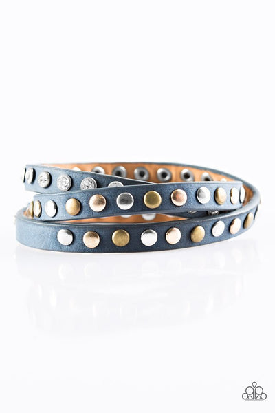 Paparazzi Accessories Lets Go For A CATWALK - Blue Bracelet 