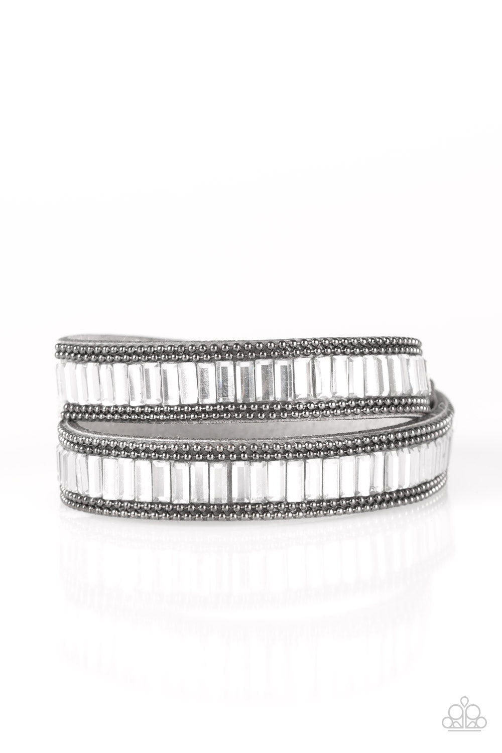 Paparazzi Accessories True GLITZ - Silver Bracelet 