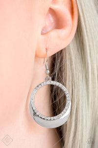 Paparazzi Accessories Pretty Pampered White Earrings 