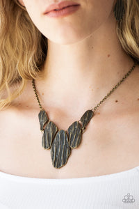 Paparazzi Accessories A New DISCovery - Brass Necklace 