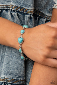 Paparazzi Accessories Eco-Friendly Fashionista - Blue Bracelet 