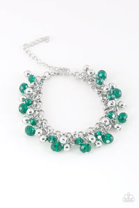 Paparazzi Accessories Just For The FUND Of It! - Green Bracelet 