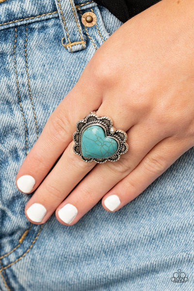 Paparazzi Accessories Desert Desire - Blue Ring