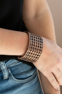 Paparazzi Accessories Cool and CONNECTED - Copper Bracelet 