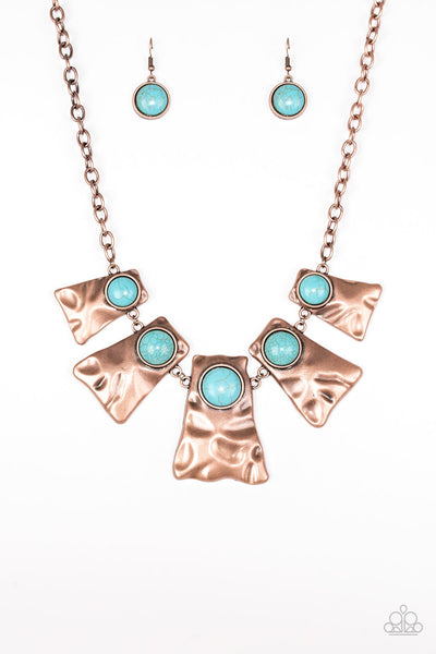 Paparazzi Accessories Cougar - Copper Necklace 