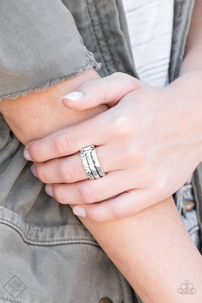 Paparazzi Accessories Just Go For GRIT! Silver Ring