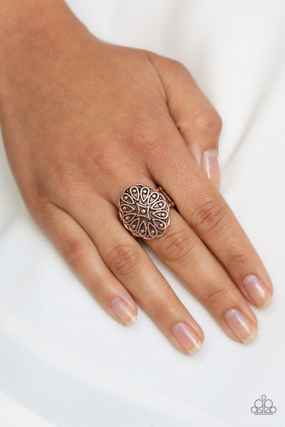 Paparazzi Accessories Modern Mandala - Copper Ring