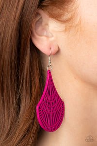 Paparazzi Accessories Tropical Tempest - Pink Earrings 