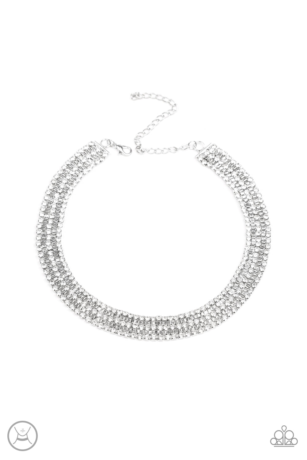 Paparazzi Accessories Full REIGN - White Necklace 