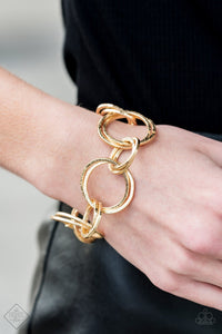 Paparazzi Accessories Give Me A Ring - Gold Bracelet 