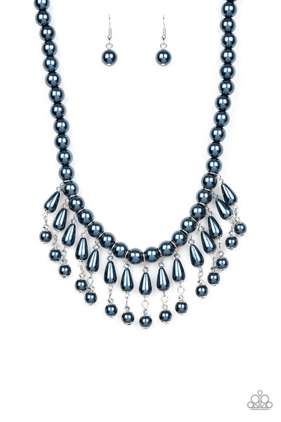 Paparazzi Accessories Miss Majestic - Blue Necklace & Earrings 